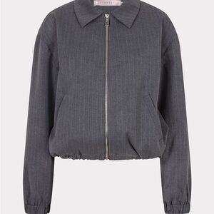ESQUALO Women's Charcoal Bomber Jacket